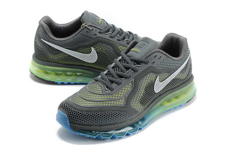 Nike Air Max 2014 KPU Chaussures Hommes Gris Jaune (1)